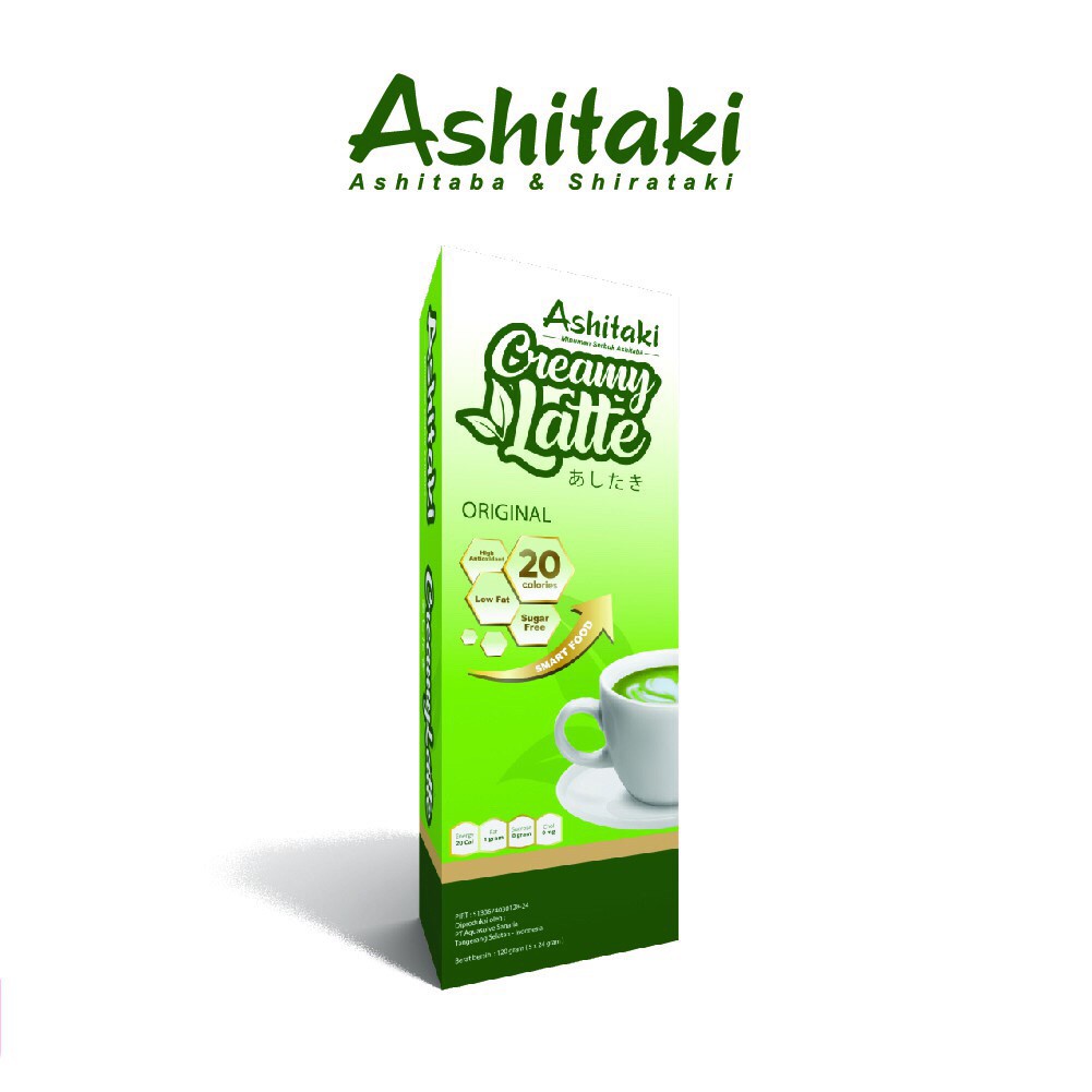 Ashitaki Creamy Latte Original 5 sachet @ 24 gram