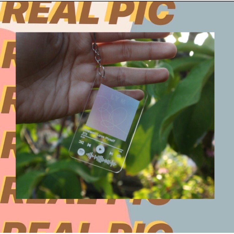 KEYCHAIN BTS | ALBUM SPOTIFY KEYCHAIN  | GANTUNGAN KUNCI AKRILIK SPOTIFY | ALBUM ACRYLIC SPOTIFY