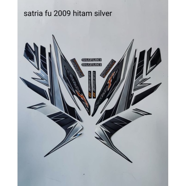 STRIPING SATRIA FU 2009 HITAM