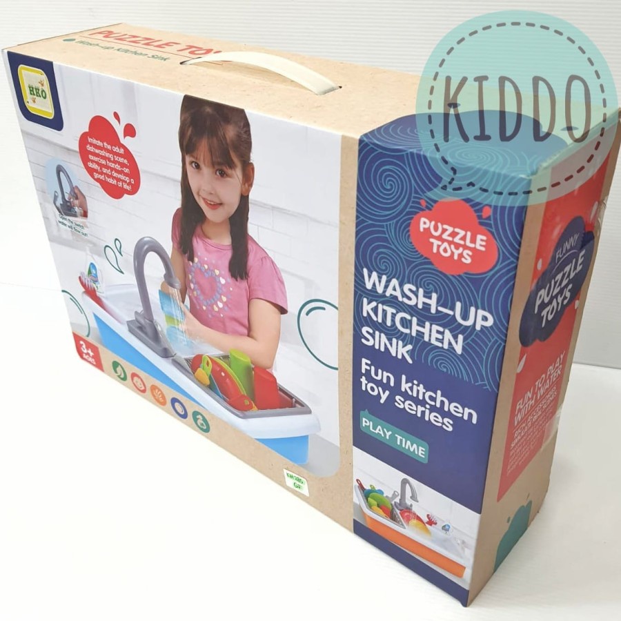 Mainan wastafel tempat cuci piring - mainan kitchen sink untuk anak-KH