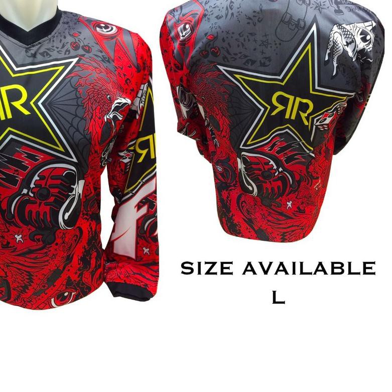✽ Jersey Baju Balap Motor Cross Rockstar 2005 ☁