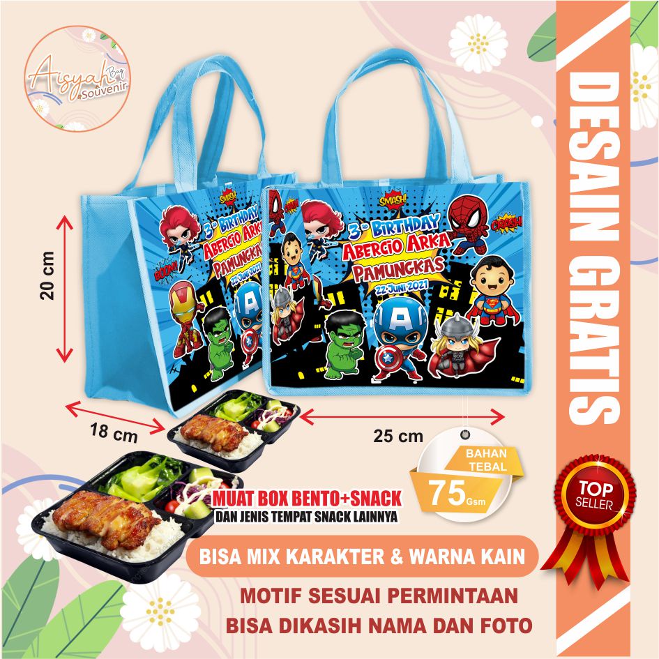 

TAS ULTAH / TAS ULANG TAHUN / TAS BENTO ULTAH / TAS HOKBEN / TAS BENTO