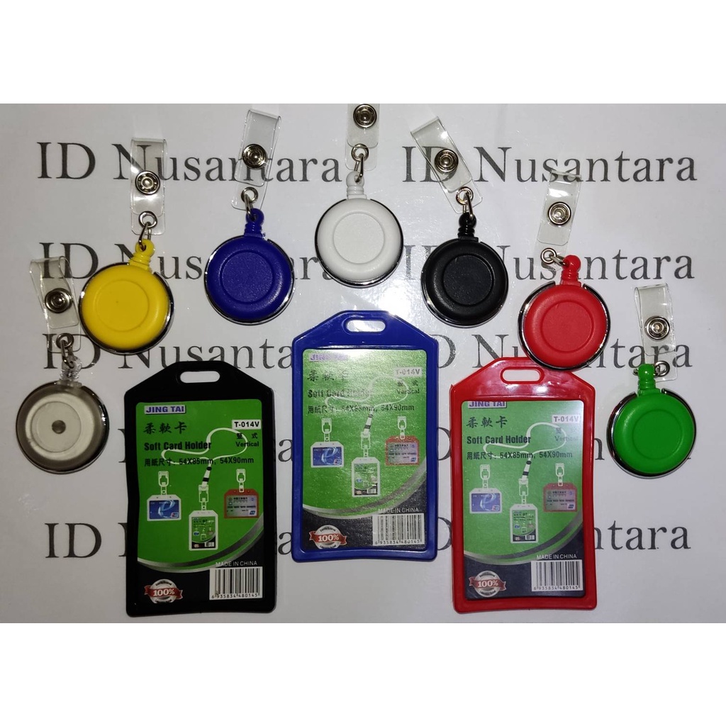 

Paket Yoyo Putar Warna Warni + Casing ID Card Karet 1 Sisi T014V
