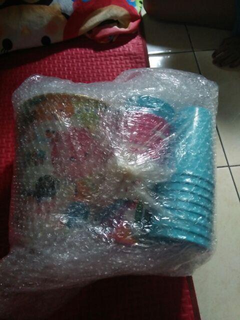 Tong Sampah Karakter Kartu  / Souvenir Ulang Tahun /  Frozen / Tsumtsum / Pony /mickey / Hello Kitty