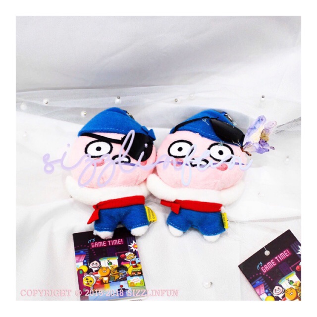 Mini Keychain Doll Apeach & Ryan <OFFICIAL KAKAO FRIENDS STORE HOLOGRAM>