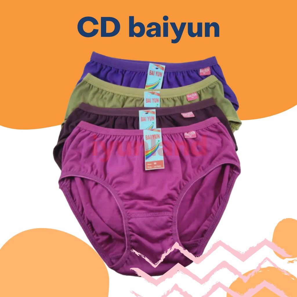 Celana Dalam Murah Wanita Jahitan Anti Nyeplak Fashion CD Wanita