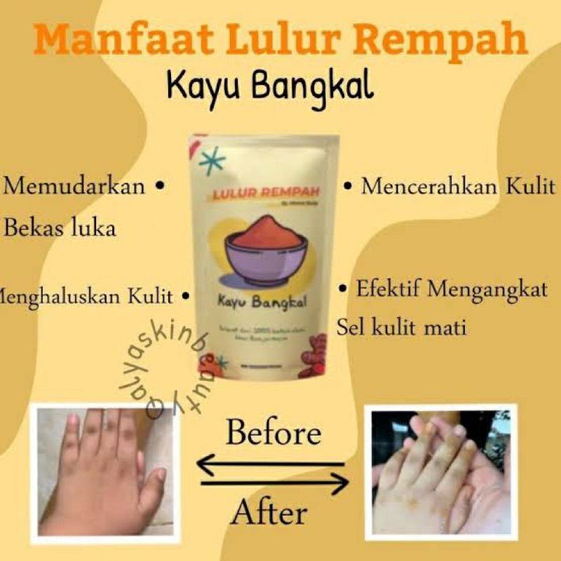 lulur kayu bangkal