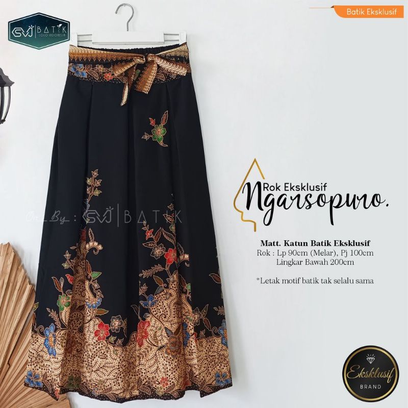 ROK BATIK PANJANG UNGGUL JAYA ROK PAYUNG ROK BATIK DEWASA