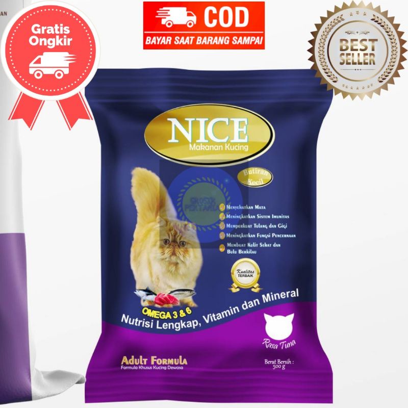 Nice Pakan Kucing / Nice Makanan Kucing 1kg