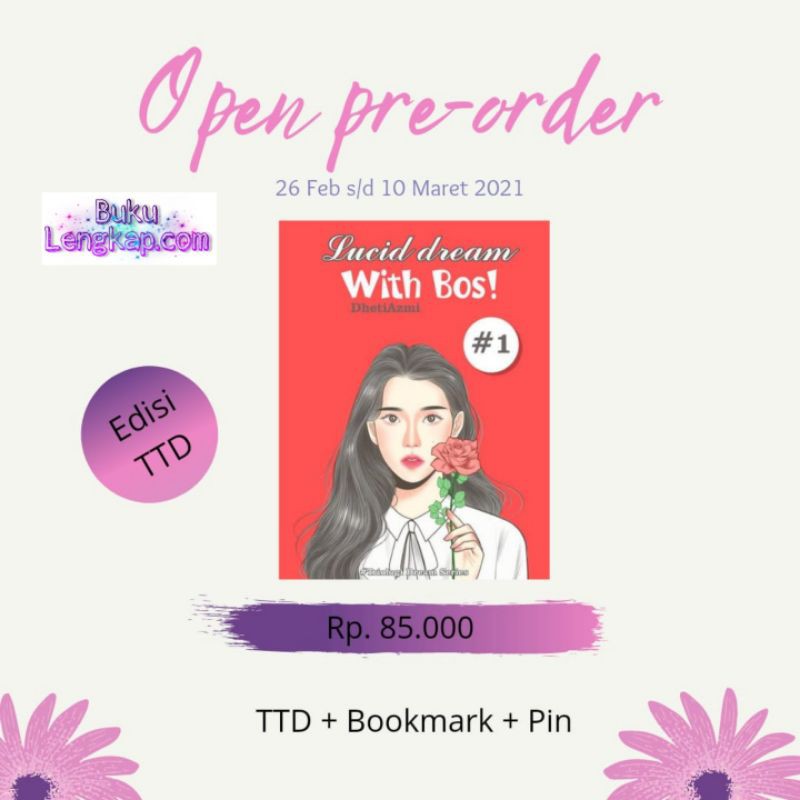 buku novel Lucid Dream with Boss  - DhetiAzmi original