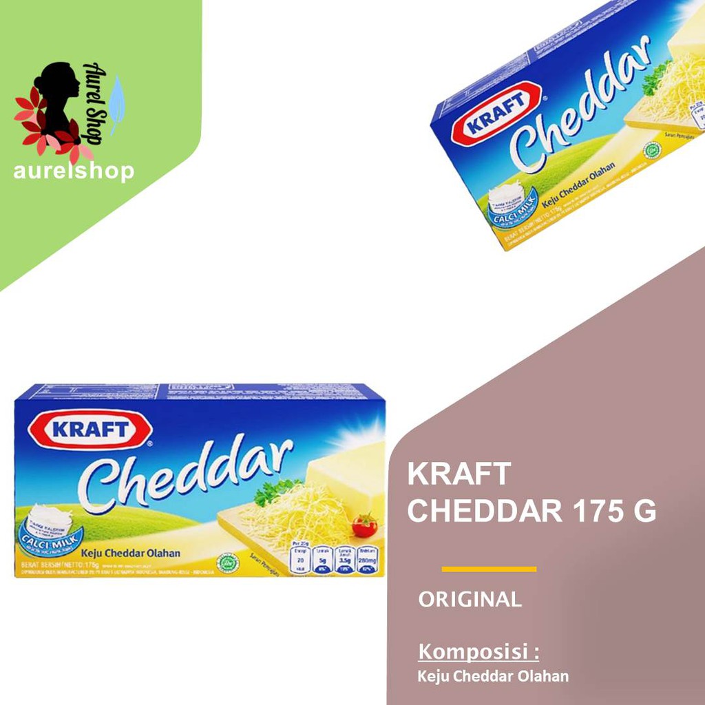 

KRAFT Keju Cheddar kemasan 175 gram