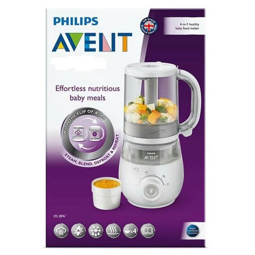 PHILIPS AVENT 4 in 1 Healthy Steam Meal / Baby Food Maker Blender