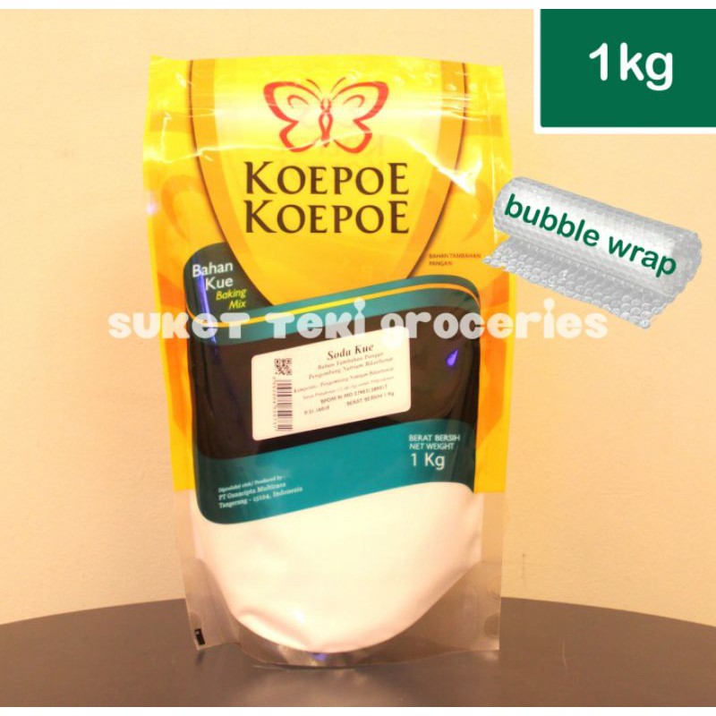 Soda Kue 1kg Koepoe Koepoe /  Baking Soda Refill Pouch MURAH