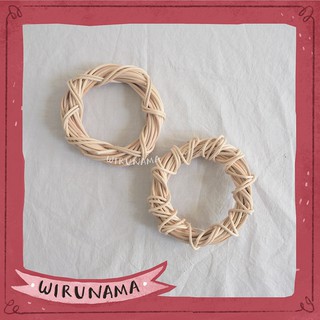 RING ROTAN UNTUK  HIASAN  MAHAR  RUSTIC COCOK DIPADUKAN 