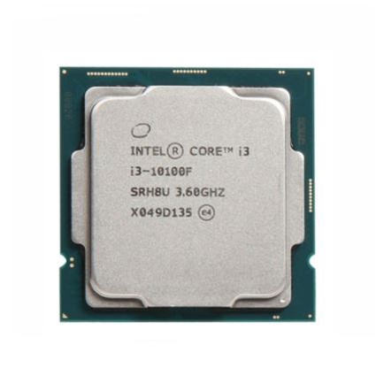 Processor Core Intel i3-10100f gen 10 lga 1200 3.6Ghz-4.3Ghz tdp 65w 6mb cache Comet lake tray