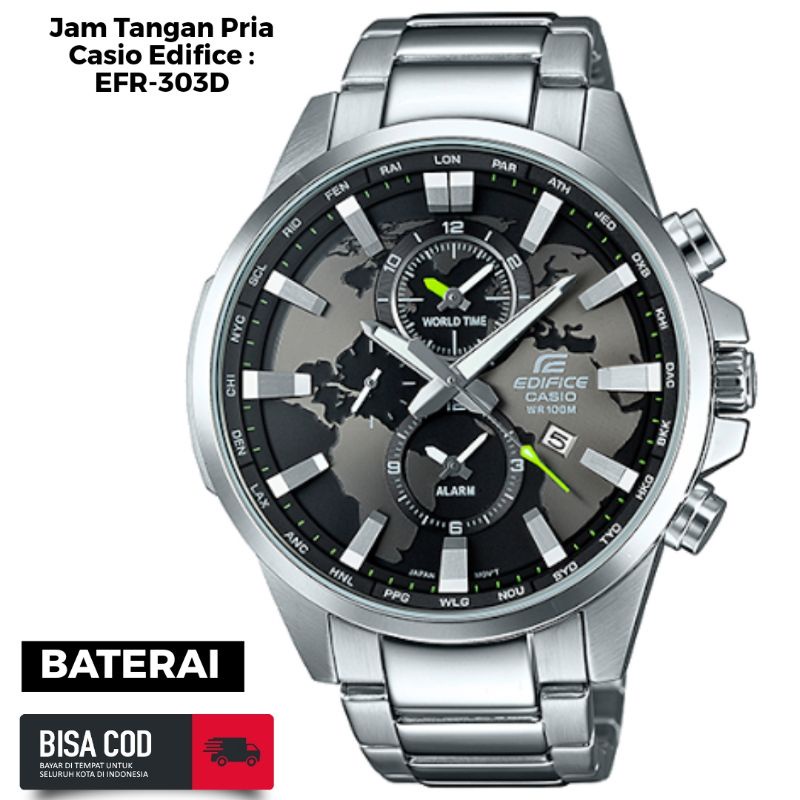 Jam Tangan Pria Casio Edifice : EFR-303D