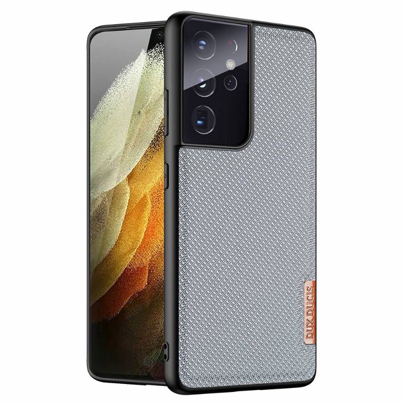 Case Dux Ducis Samsung Galaxy S21 Ultra / S21 Plus S21+ / S21 Casing Fino Series Woven Nylon