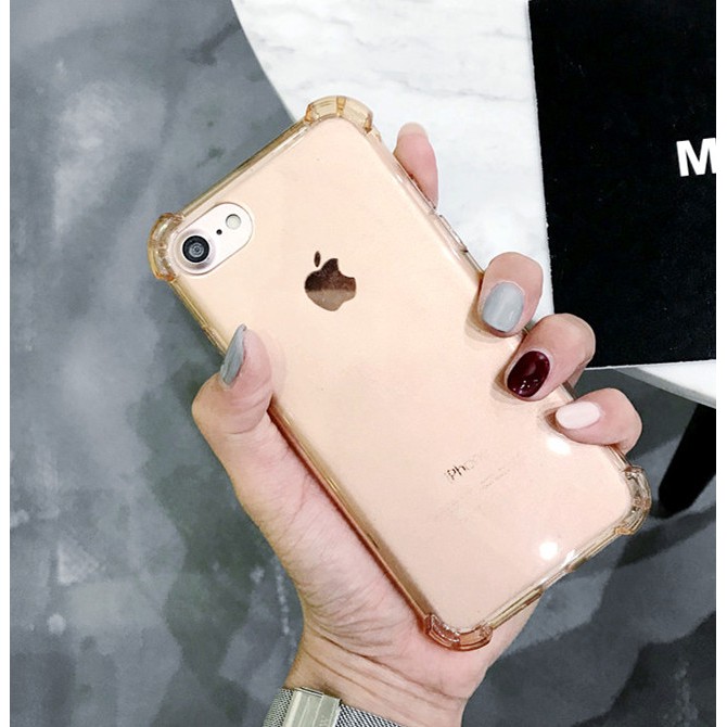 Casing Soft Case Belakang Bahan Silikon Shockproof Anti Bentur Mewah Untuk iPhone x / Max / Max