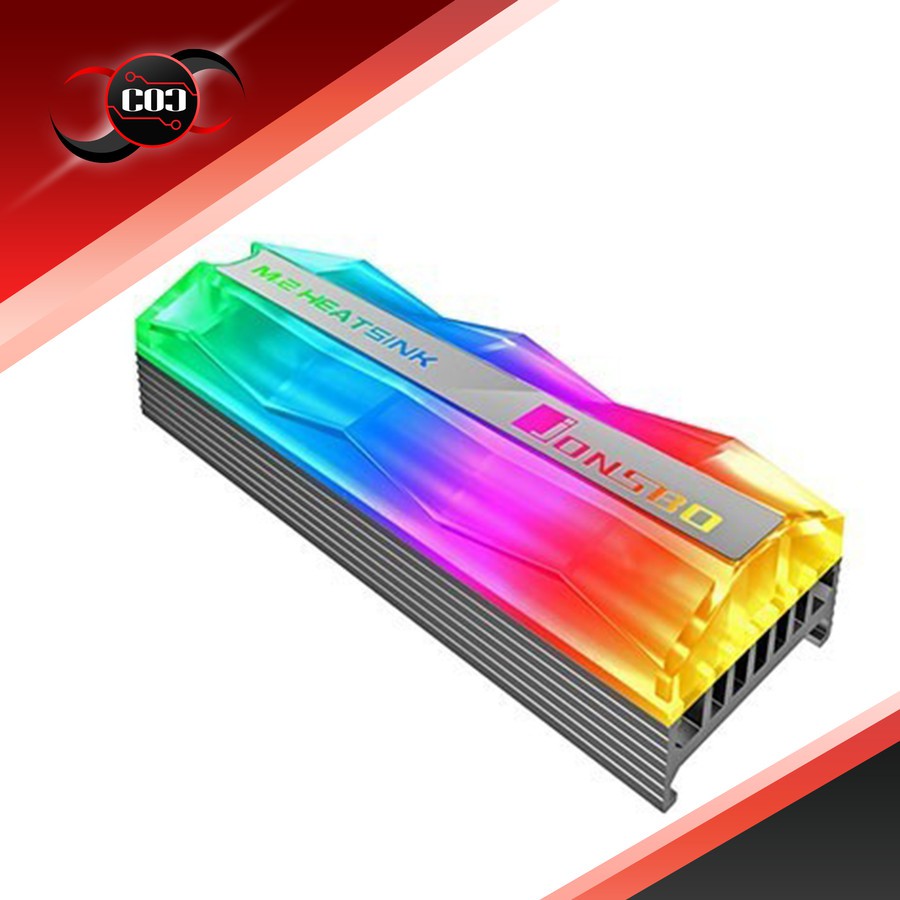 JONSBO M.2.2 ARGB Heatsink SSD NVMe M2 Cooling ARGB 5V 3PIN