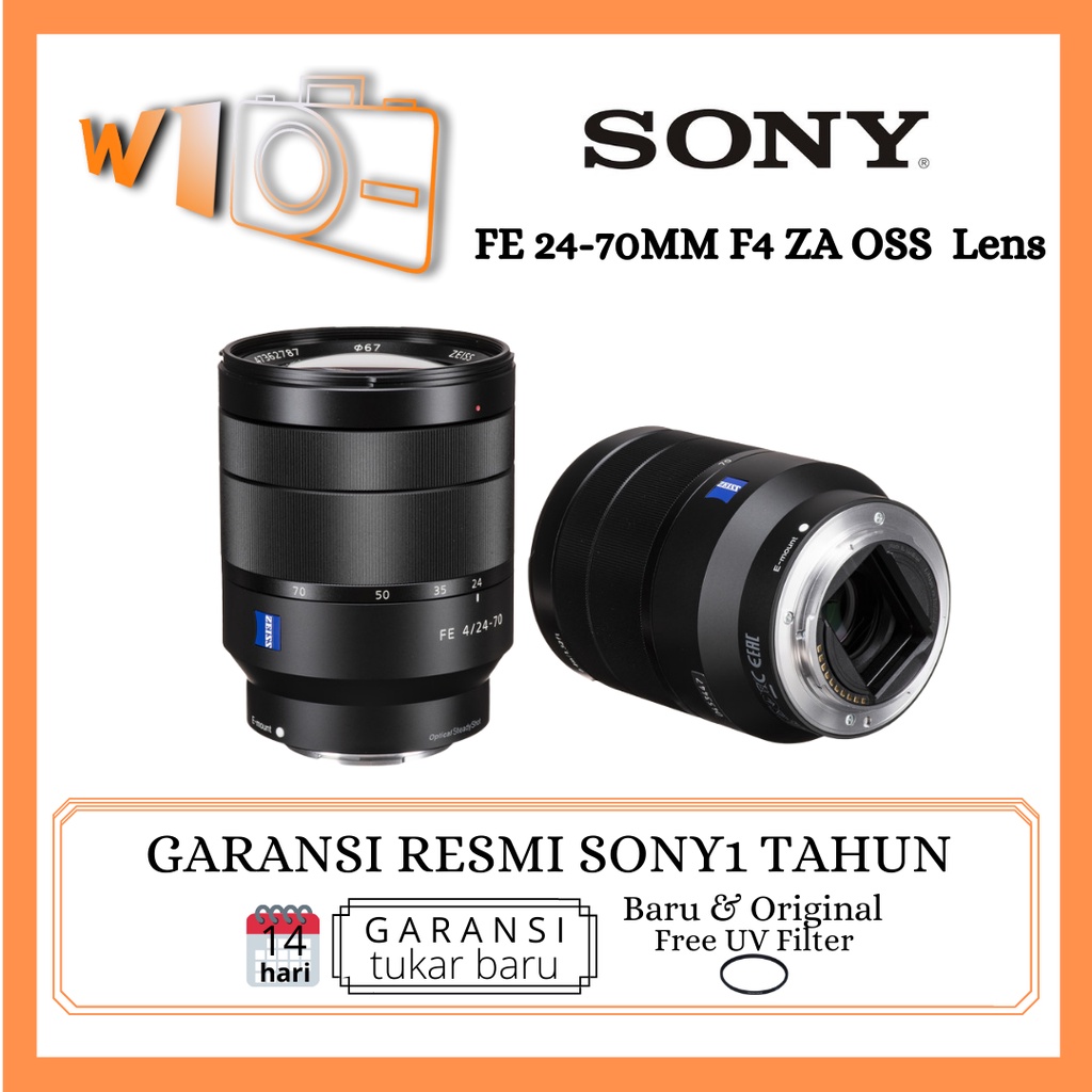 LENSA SONY FE 24-70MM F4 ZA OSS/ SONY 24-70 F4 ZA OSS GARANSI RESMI