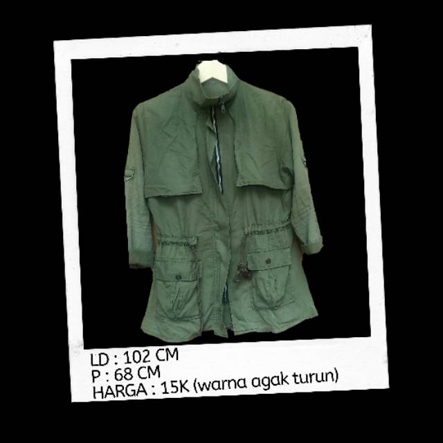 PRELOVED JAKET PARKA ARMY