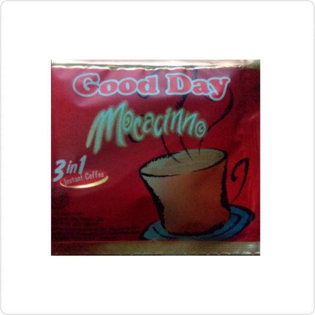 

TERMURAH!!! Good Day mocacinno [3in1instant coffe @20g]