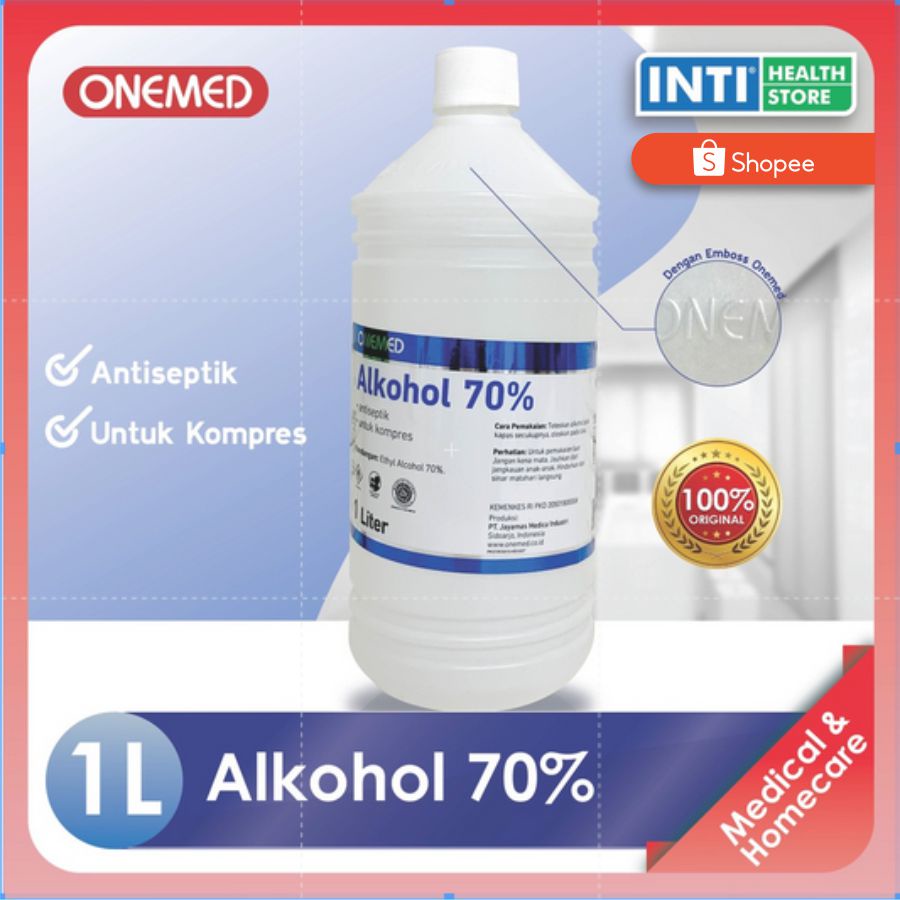 Onemed | Alkohol 70% / Alkohol Antiseptik 1 liter