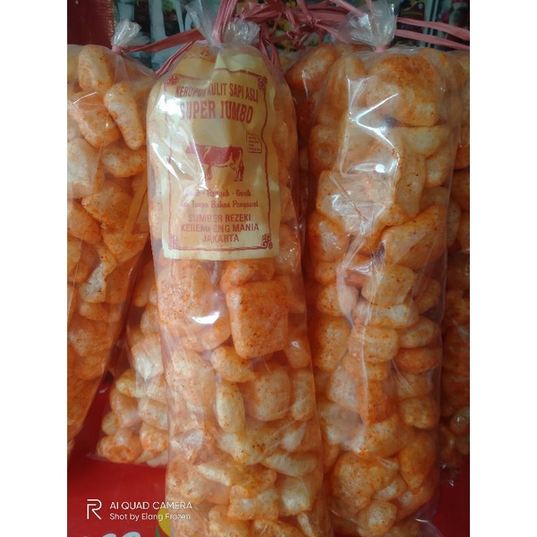 Kerupuk Kulit Sapi Pedas 150gr