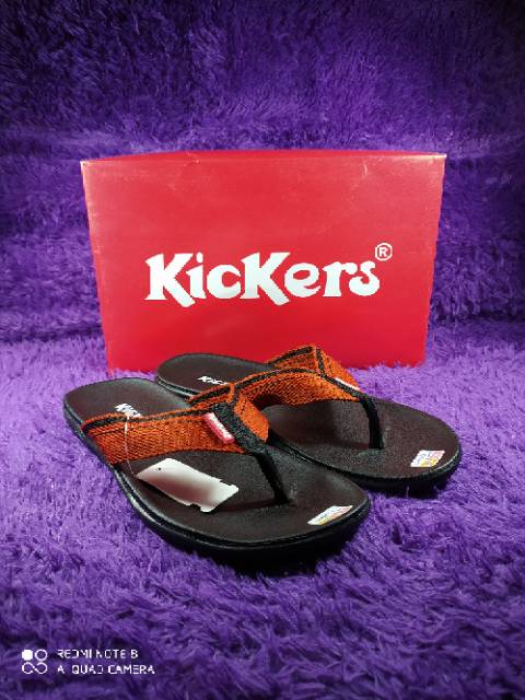 SANDAL JAPIT KICKERS PRIA SENDAL KASUAL JEPIT SELOP SLOP SLIP ON CASUAL TALI SELEMPANG