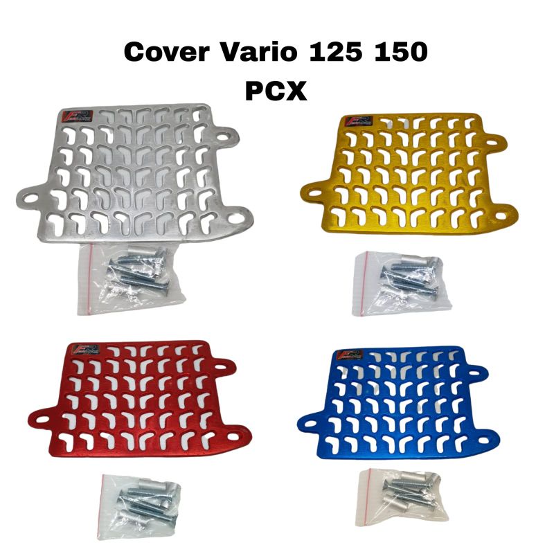 Cover Tutup Radiator PCX Vario 125 Vario 150 CNC Model Lubang Sabit