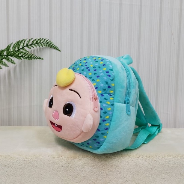 Tas Ransel Anak Coco Baby Shark Jeje 2Resleting/Tas Sekolah Anak Paud TK/Backpack