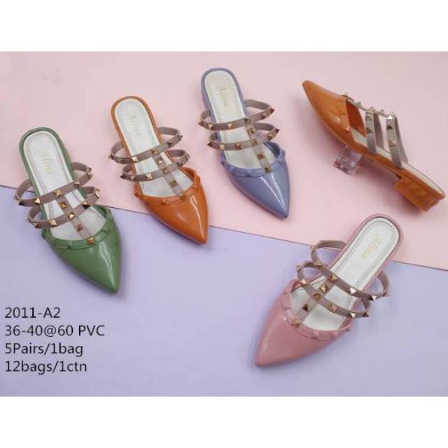 Alina 2011 Sandal  Jelly  studed Shopee  Indonesia