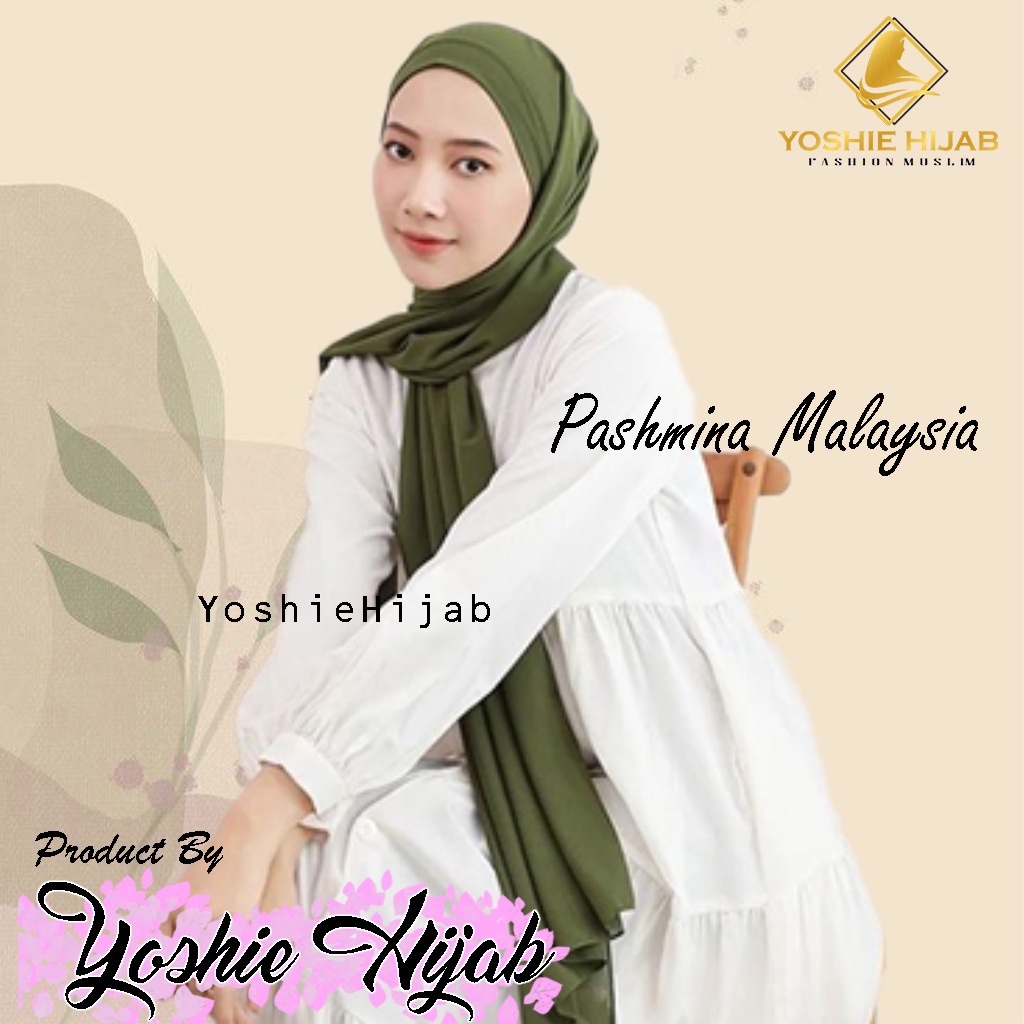 (PROMO) PASHMINA MELAYU 3in1 (180x75cm) | Pashmina instan bando | Pashmina Malaysia | PASHMINA MALAY