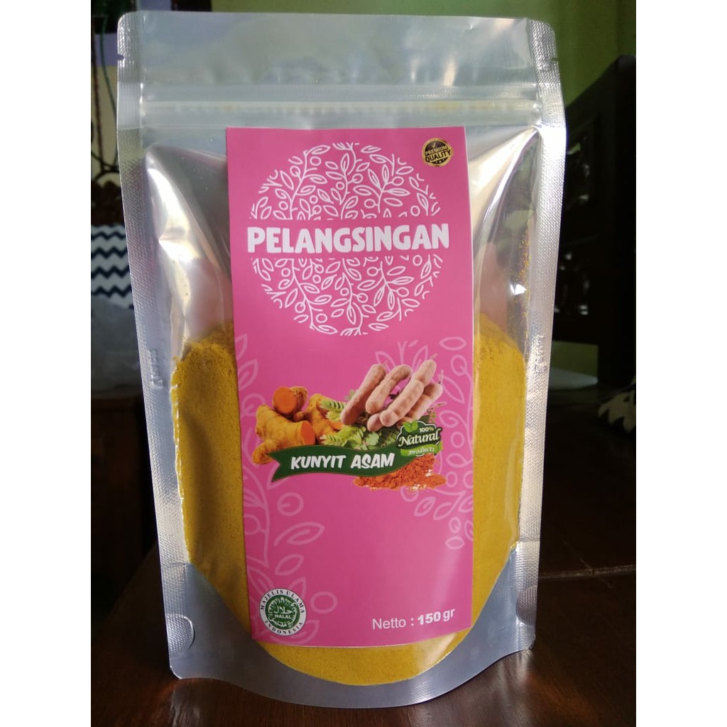 

Minuman Kesehatan Jamu Herbal Pelangsing Ekstrak Kunyit Asam Serbuk Instan Terlaris