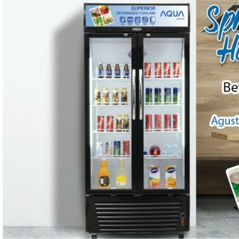 SHOWCASE AQUA 2 PINTU JUMBO AQB 700