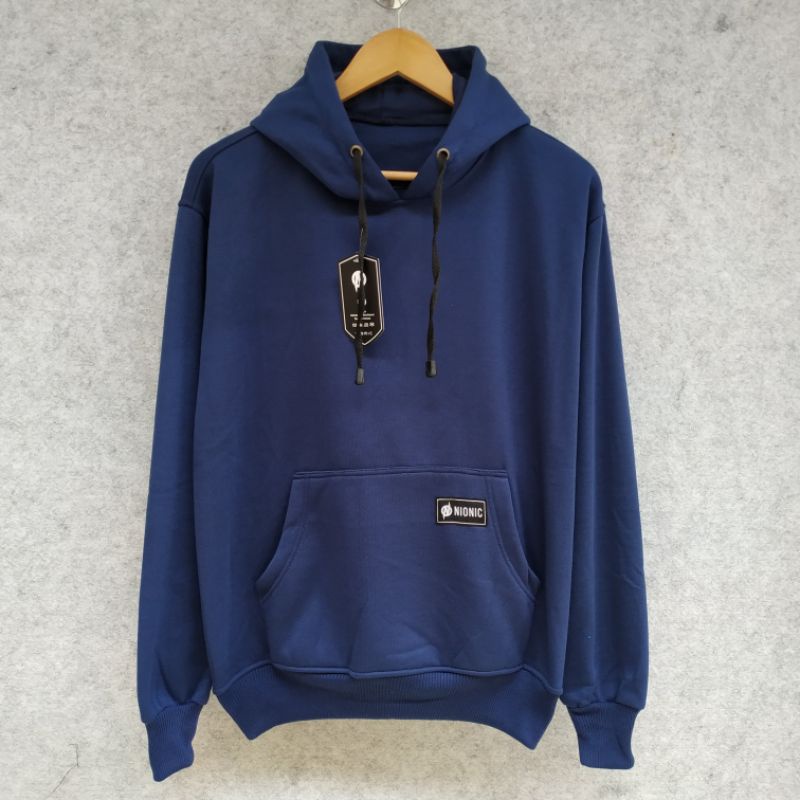 Sweater Hoodie Polos Navy Pria Wanita Kualitas Premium Distro