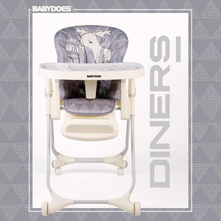  kursi  makan  bayi baby  chair High Chair BabyDoes CH 012BP 