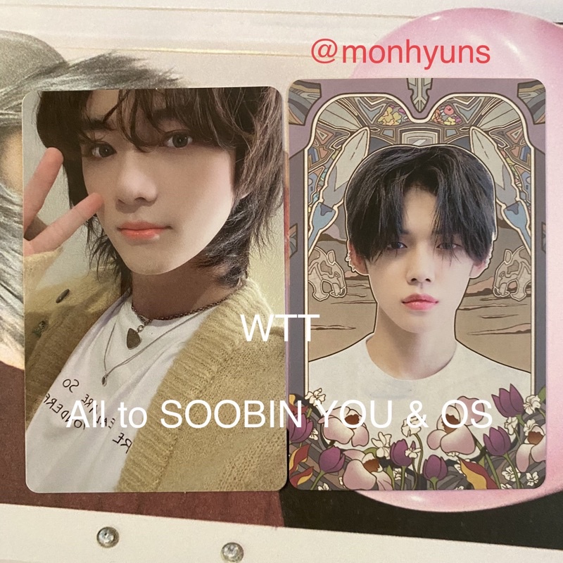 PC Photocard TXT Soobin Beomgyu Yeonjun TCC Freeze Album You Os WTT Trade