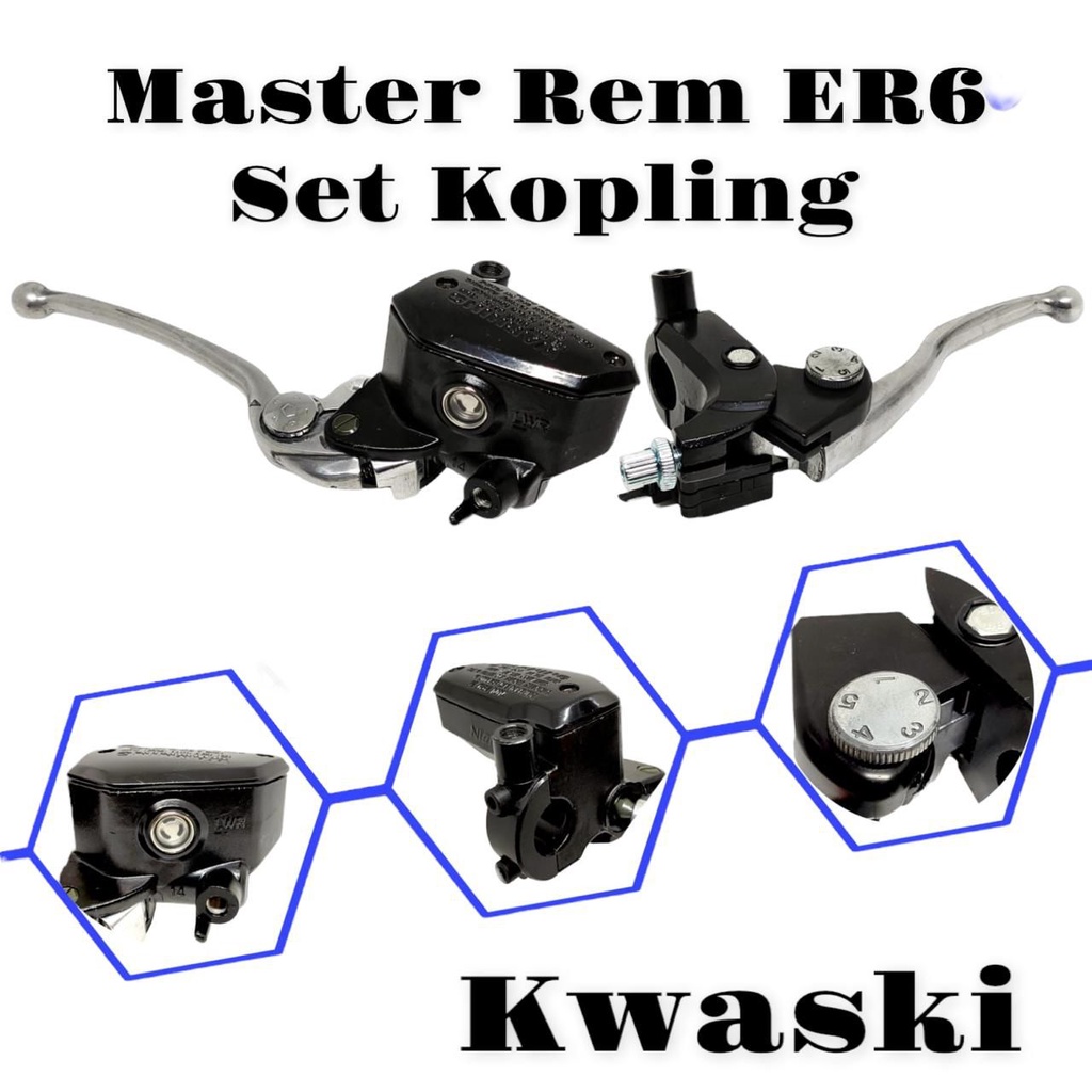 Master Rem ER6 set Kawasaki original import