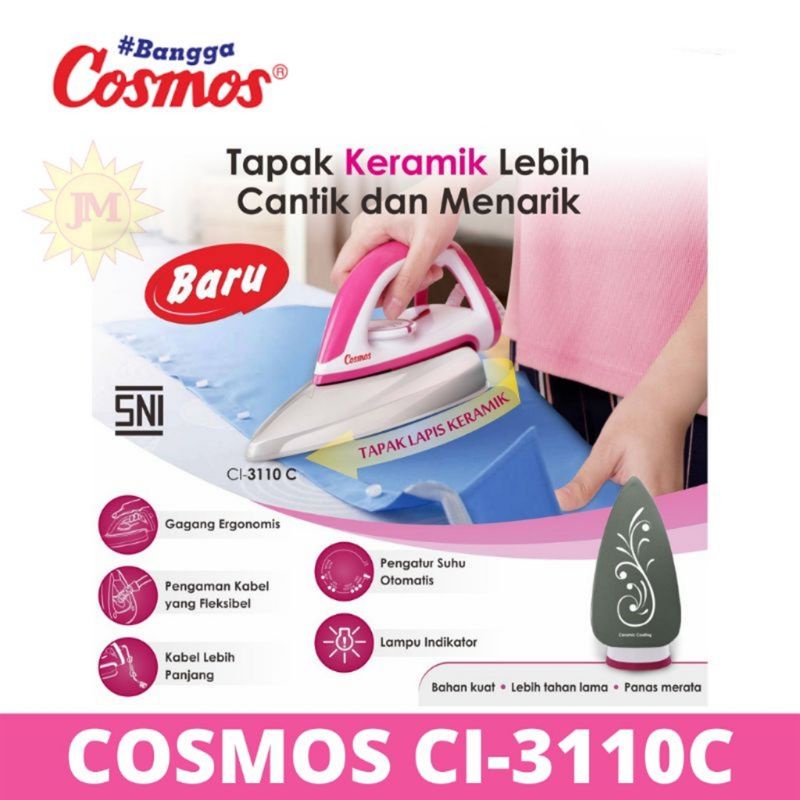 Setrika Cosmos CI-3110C Anti Lengket