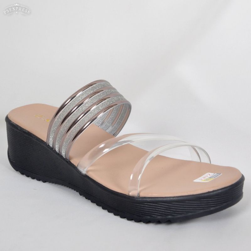 Sandal wanita hak 5cm/sandal pesta wanita/sandal wadges cewek