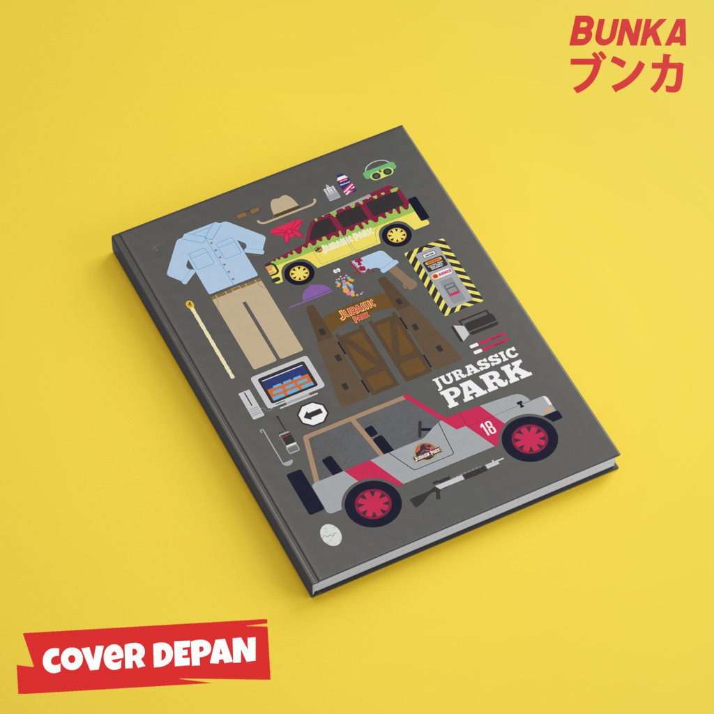 

Notebook Jurassic Park Hardcover A5 Buku Tulis Catatan Note Agenda Planner Jurnal