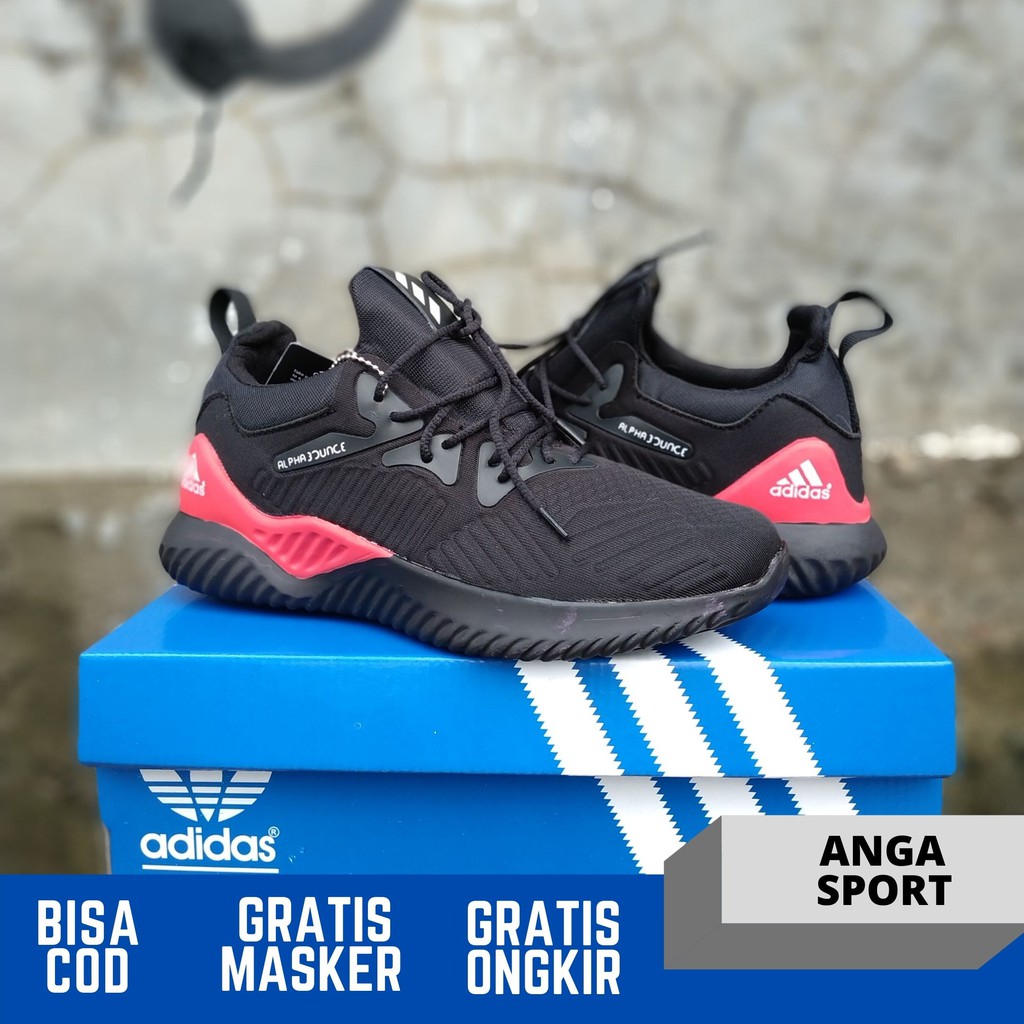 SEPATU PRIA ADIDAS ALPHABOUNCE BEYOND RUNNING SEPATU OLAHRAGA LARI COWOK MADE IN VIETNAM