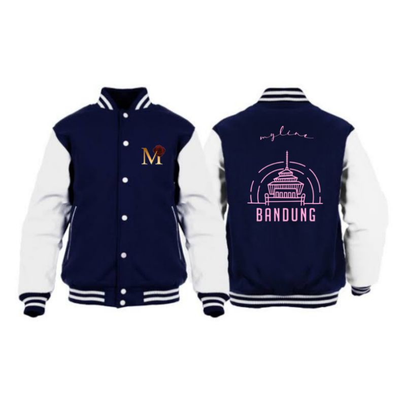 Jaket Varsity Custom Bordir Komputer Satuan