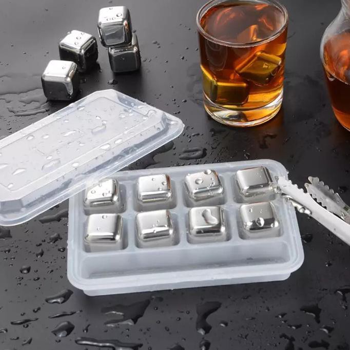 Stainless ice cubes / whiskey stone stainless / whisky stone stainless