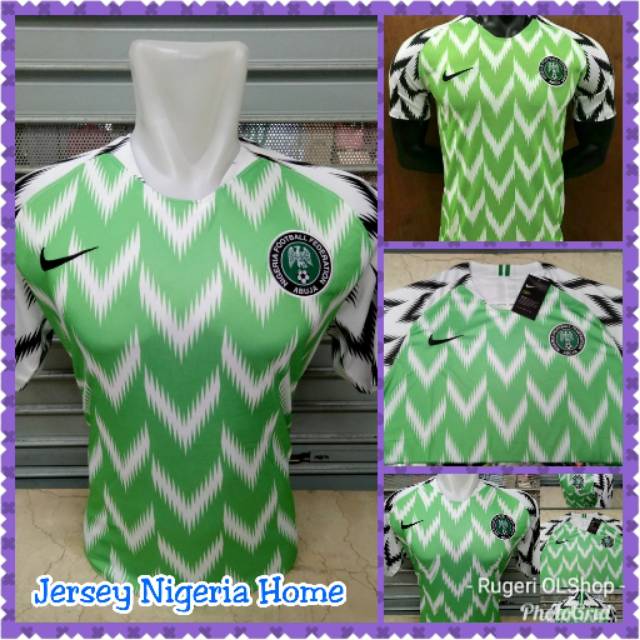 JERSEY NIGERIA HOME WORLD CUP 2018 PIALA DUNIA