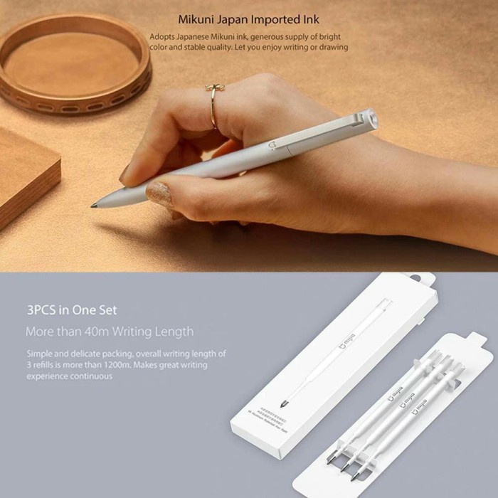 

100% Original Xiaomi Mijia Metal Sign Pen Refill promo