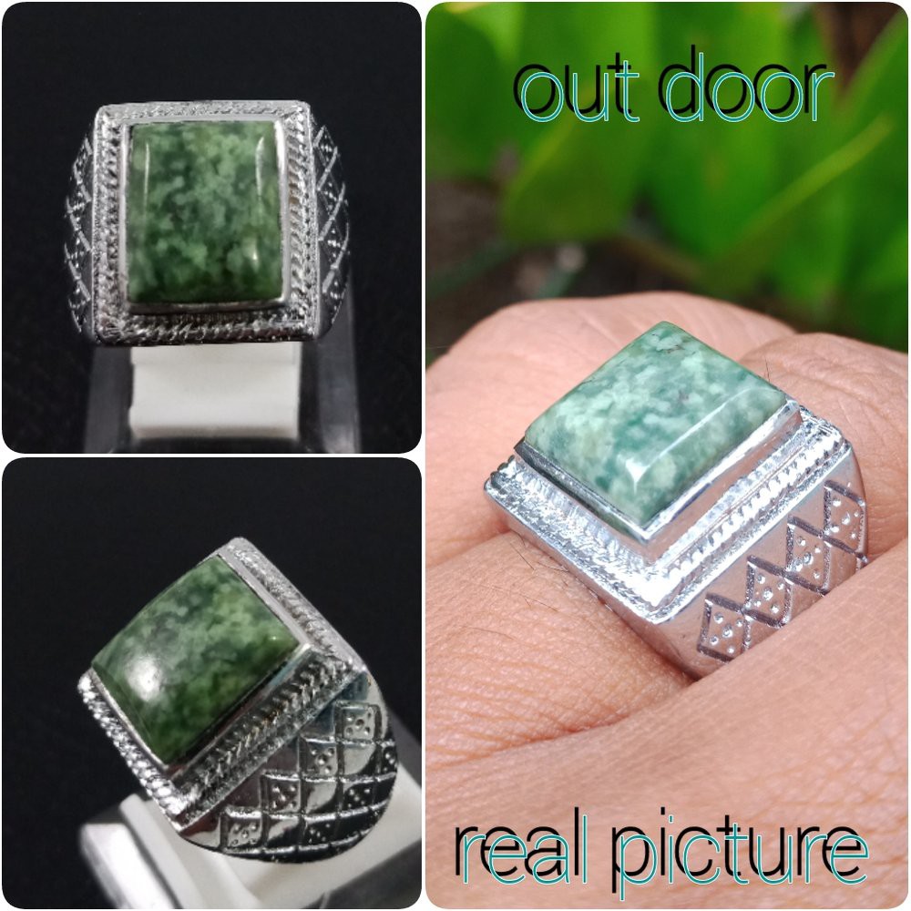 CINCIN BATU NATURAL SUNGAI DAREH KUMBANG JATI RING KOTAK MEWAH