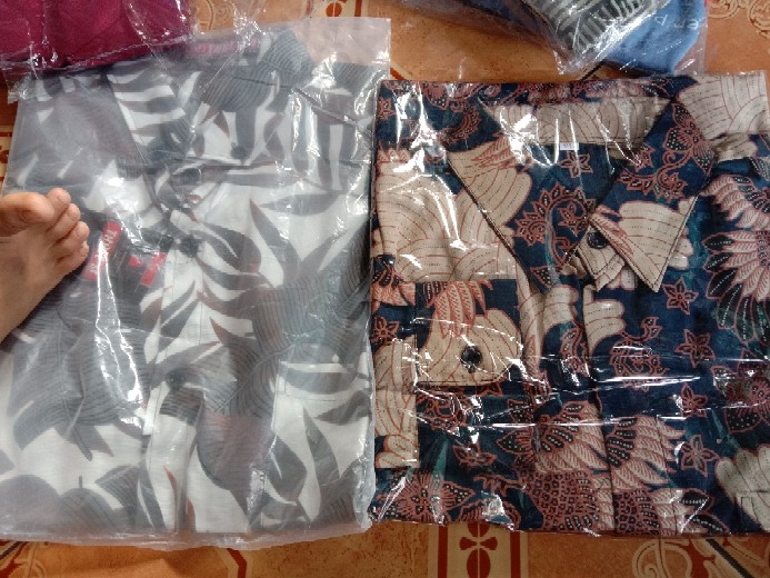 Kemeja Batik Lengan Panjang Pria Size M L Xl Bswart Batik Hrb026 Kenongo Hem Panjang Padii