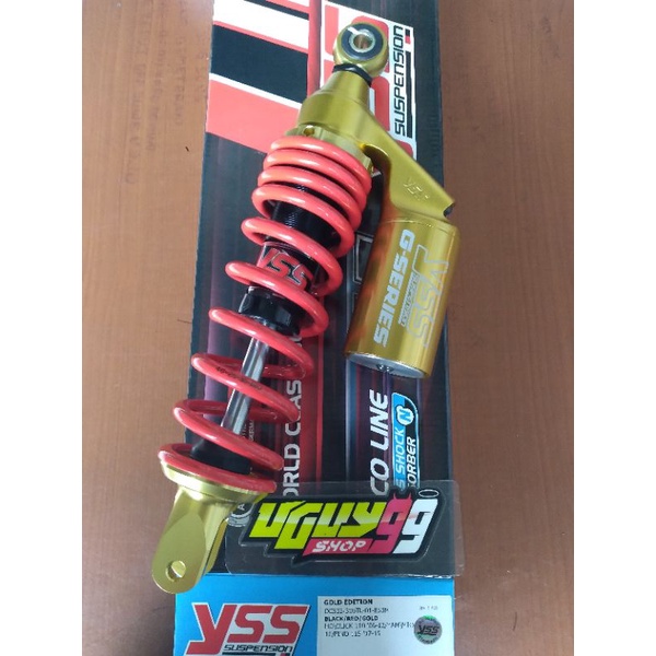 Shock YSS Vario 125-Vario 150-Beat FI YSS G PLUS Tabung Gold Emas - Kuning